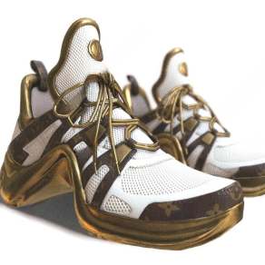 现代运动鞋3D模型下载